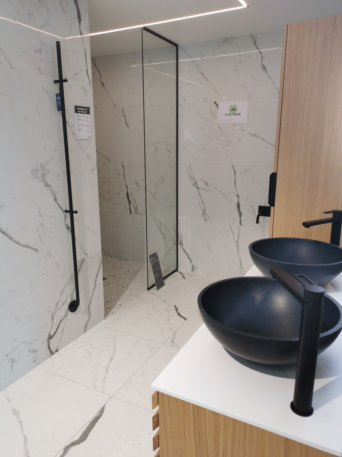 Make a bold statement with a black bathroom sink